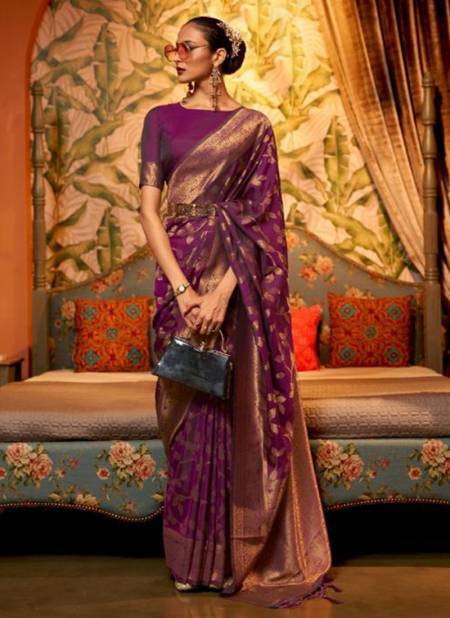 Rani Colour RAJTEX KAAFILA Heavy Wedding Wear Silk Designer Latest Saree Collection 249005
